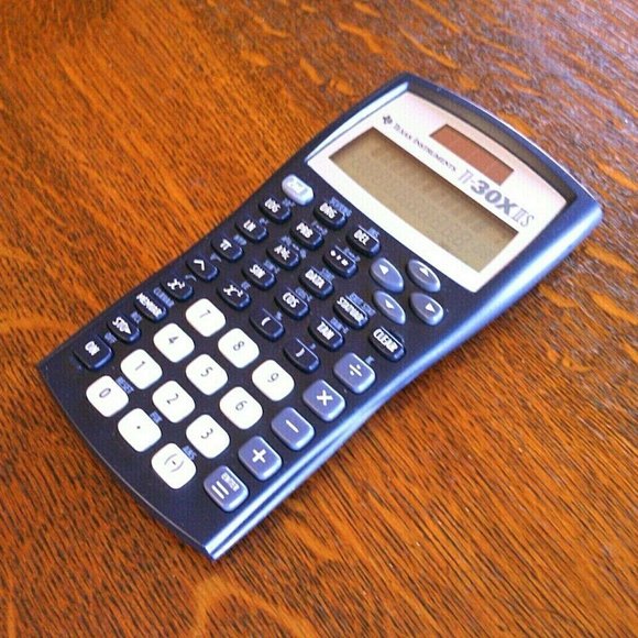 Calculator Solar Texas Instruments Math Scientific 2-Line TI-30X IIS Black Desk - Picture 3 of 16